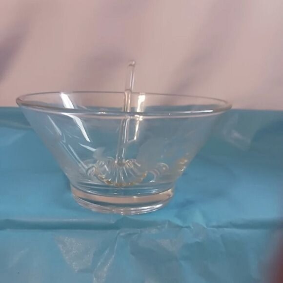 Princess house heritage set of 4 bowls plate and ladle - Picture 5 of 14